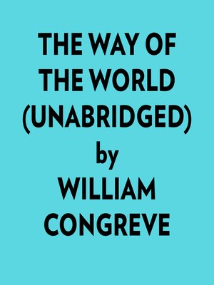 cover image of The Way of the World (Unabridged)
